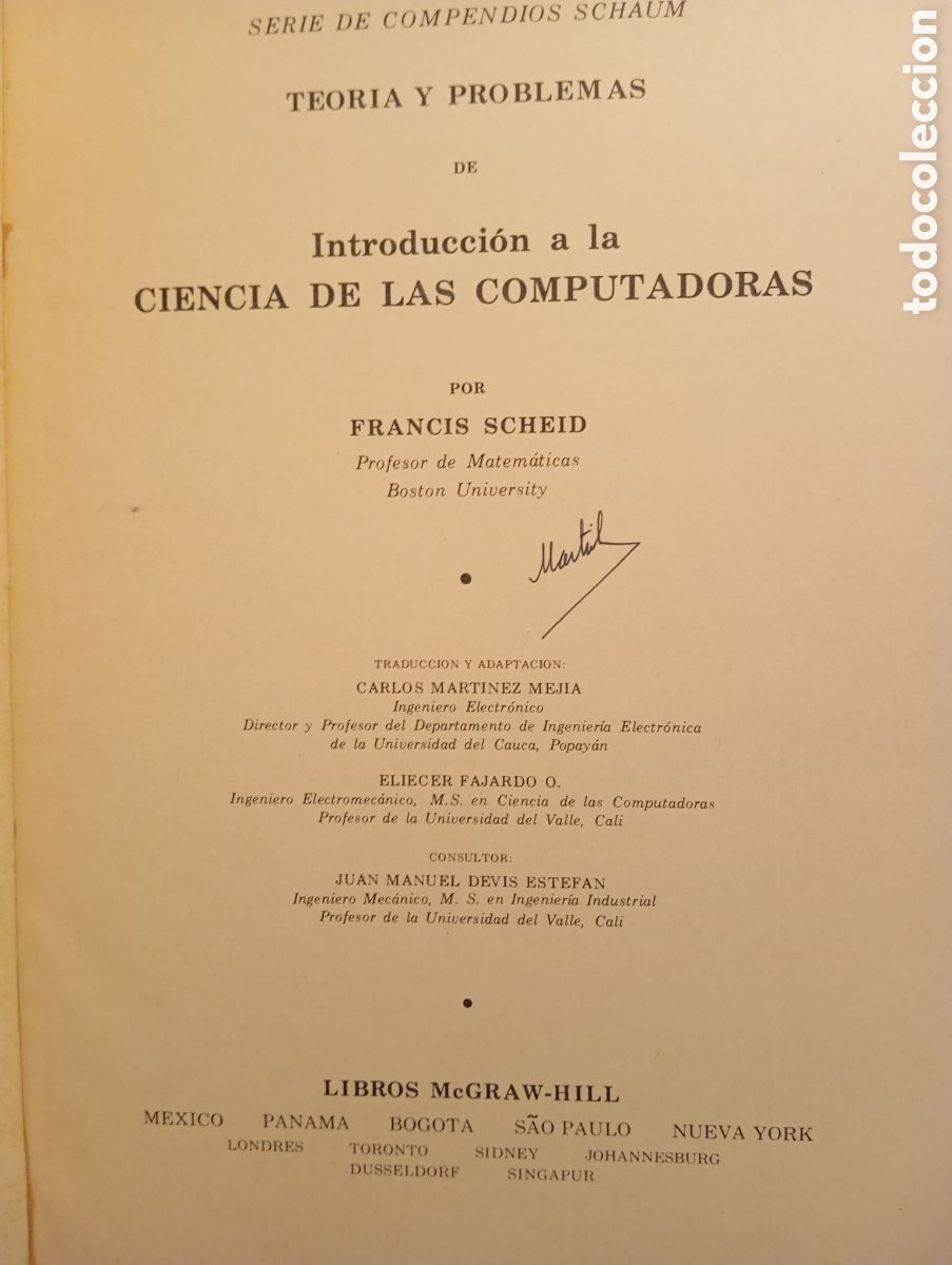 Libros de segunda mano: INTRODUCCION A LA CIENCIA DE LAS COMPUTADORAS - Foto 3