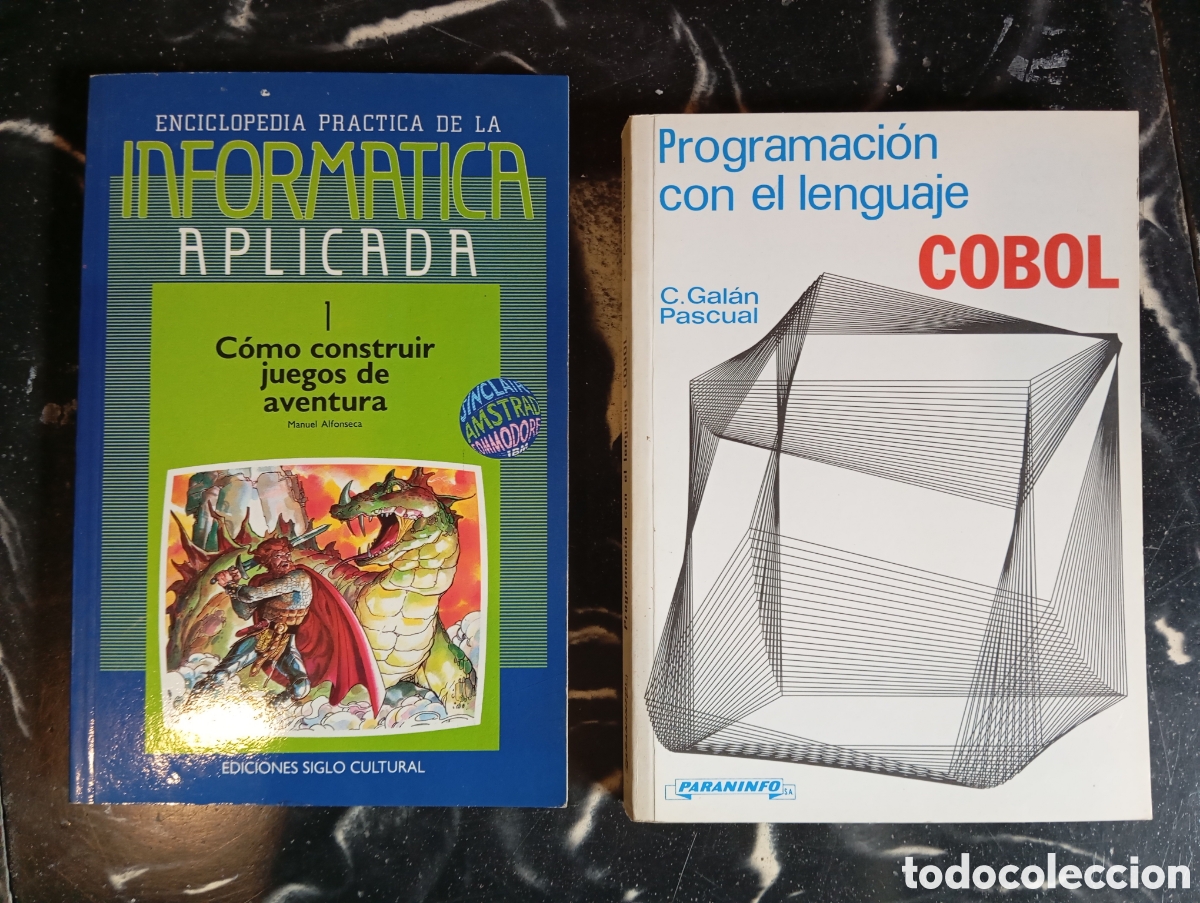 Libros de segunda mano: LOTE 2 LIBROS DE PROGRAMACION INFORMATICA. LENGUAJE COBOL-COMO CONSTRUIR JUEGOS DE AVENTURAS. - Foto 1