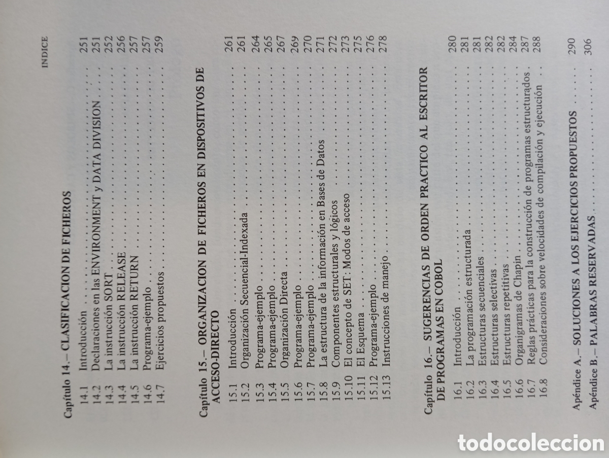 Libros de segunda mano: LOTE 2 LIBROS DE PROGRAMACION INFORMATICA. LENGUAJE COBOL-COMO CONSTRUIR JUEGOS DE AVENTURAS. - Foto 15