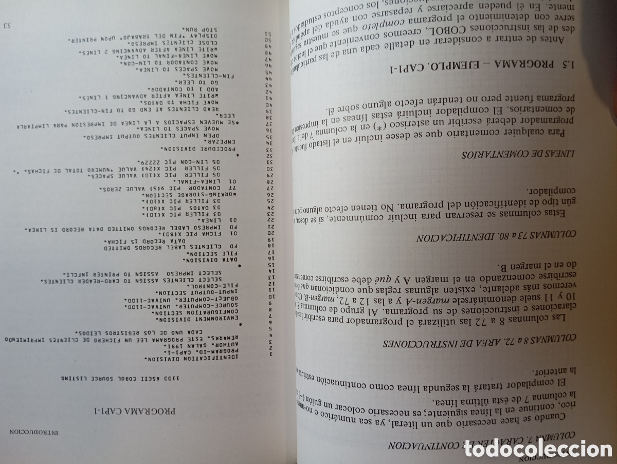 Libros de segunda mano: LOTE 2 LIBROS DE PROGRAMACION INFORMATICA. LENGUAJE COBOL-COMO CONSTRUIR JUEGOS DE AVENTURAS. - Foto 23