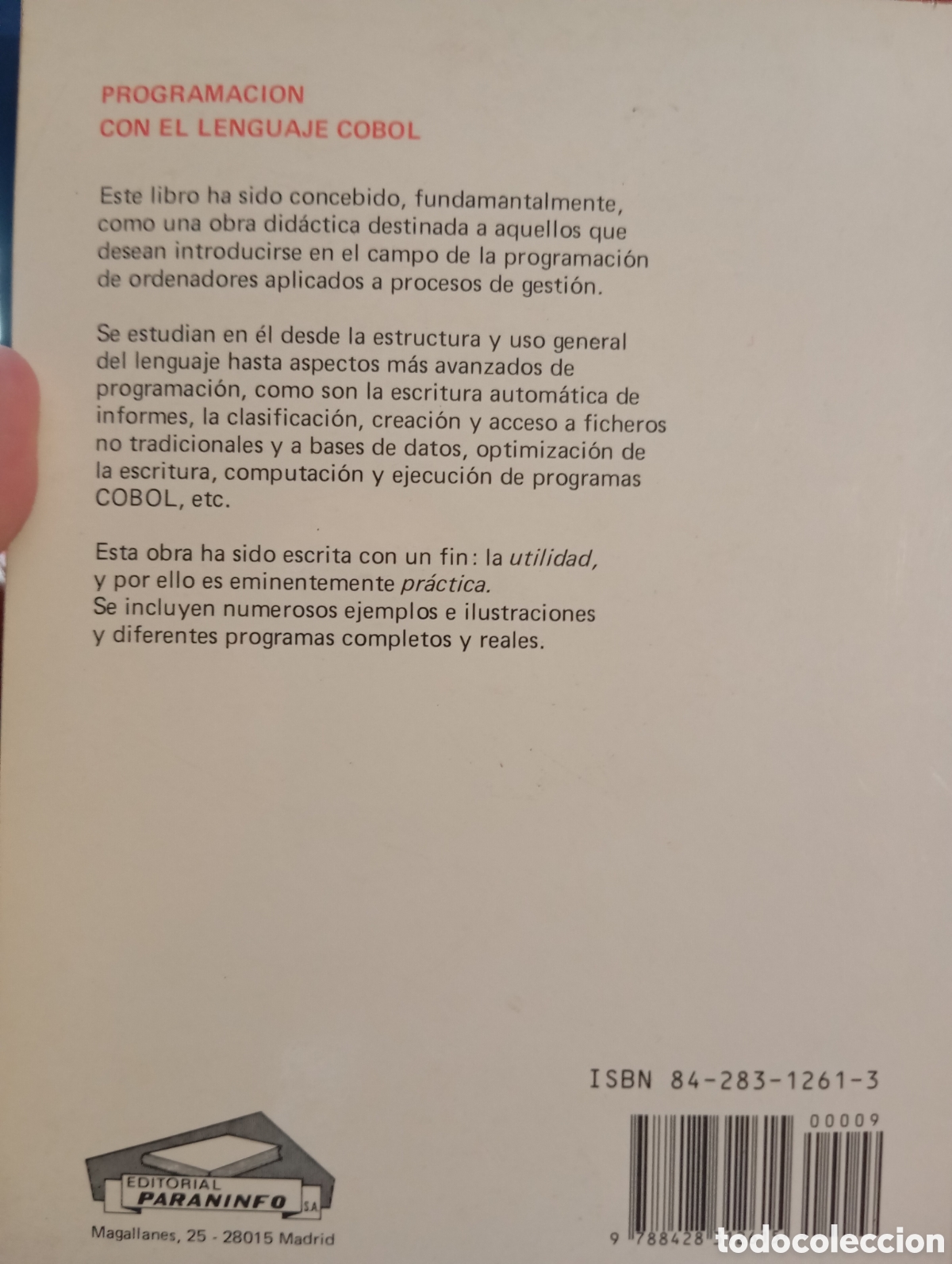 Libros de segunda mano: LOTE 2 LIBROS DE PROGRAMACION INFORMATICA. LENGUAJE COBOL-COMO CONSTRUIR JUEGOS DE AVENTURAS. - Foto 26