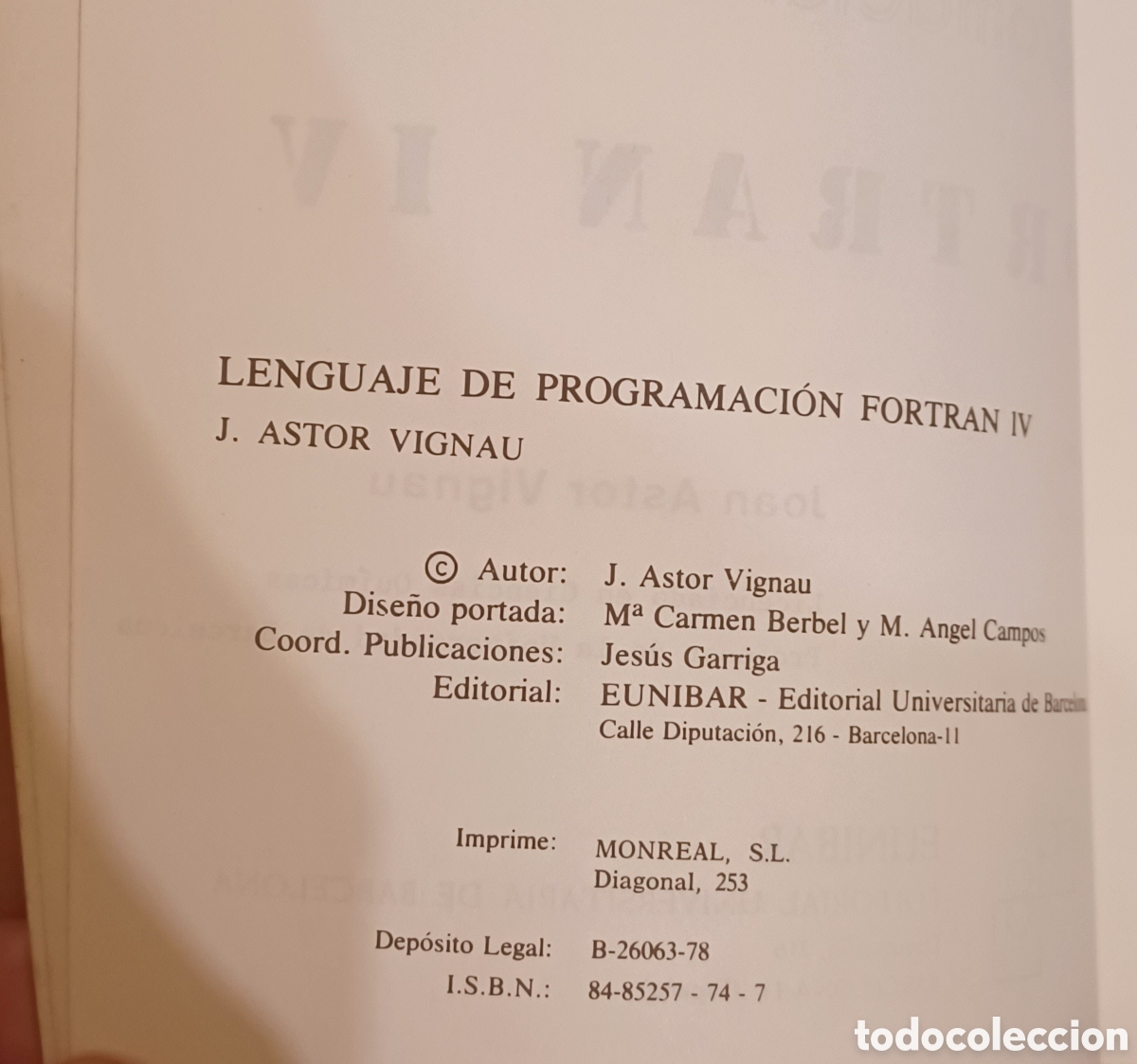 Libros de segunda mano: FORTRAN IV Lenguaje programaci&oacute;n - Foto 4