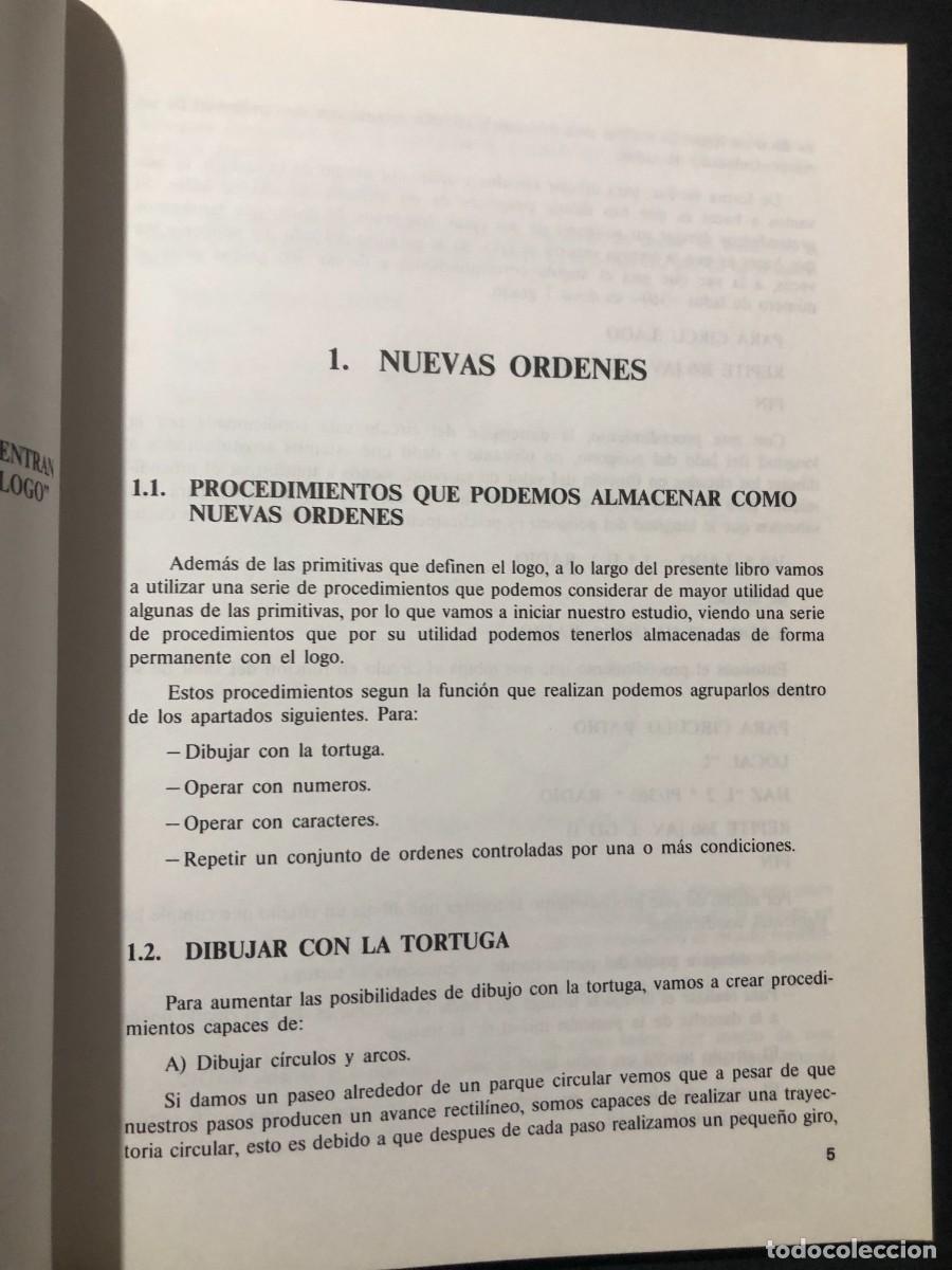 Libros de segunda mano: EJERCICIOS DE LOGO / JOSE LUIS GARC&Iacute;A BENGOA / 1987 / SIN USAR - Foto 5