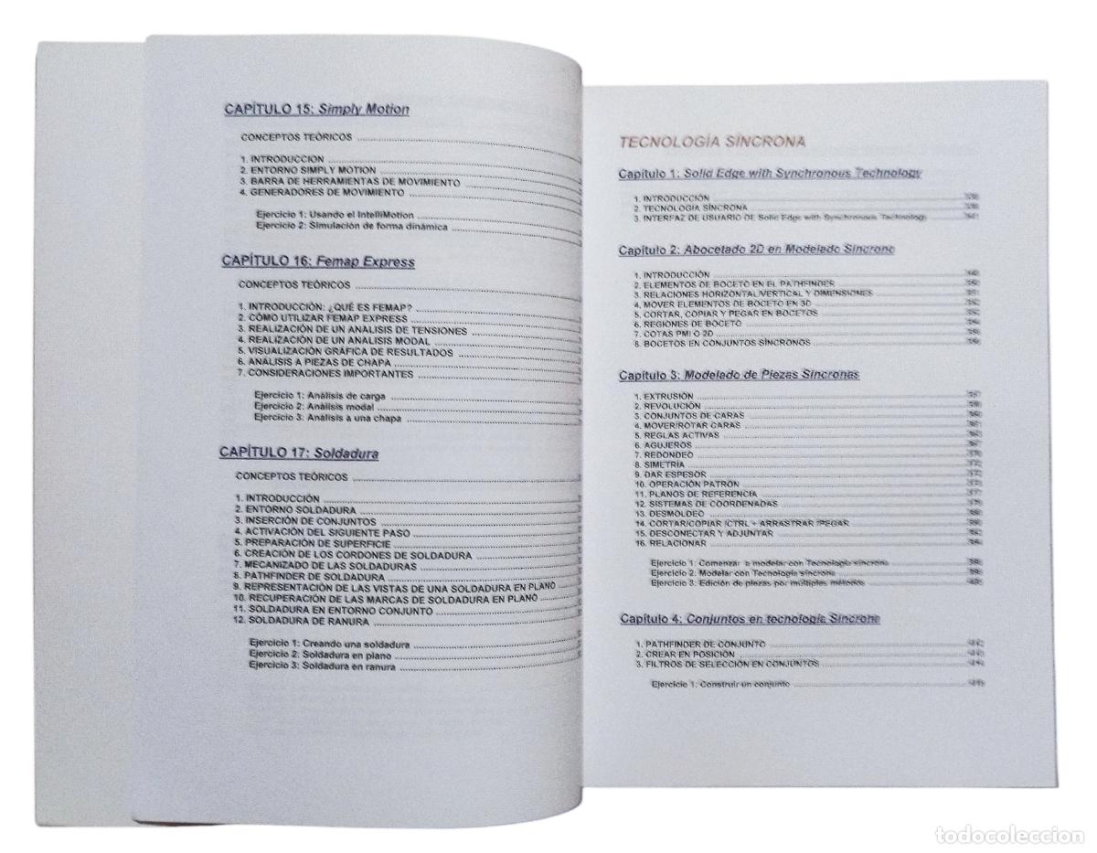 Libros de segunda mano: MANUAL PR&Aacute;CTICO SOLID EDGE / DIANA BALMASEDA. LIBRO CON CD + CUADERNO, COMO NUEVO. - Foto 4