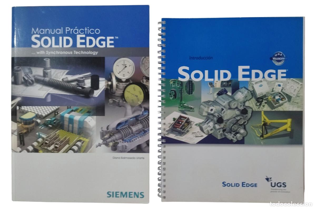 Libros de segunda mano: MANUAL PR&Aacute;CTICO SOLID EDGE / DIANA BALMASEDA. LIBRO CON CD + CUADERNO, COMO NUEVO. - Foto 1
