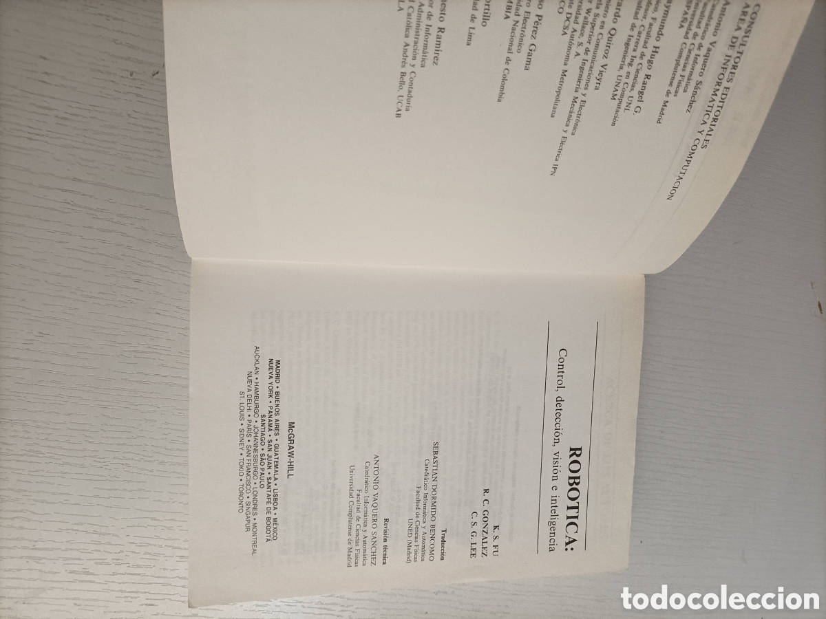Libros de segunda mano: Rob&oacute;tica. Control de tensi&oacute;n visi&oacute;n e inteligencia - Foto 8