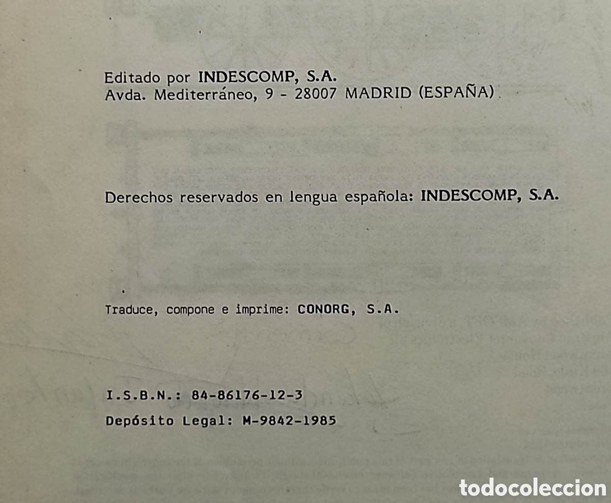 Libros de segunda mano: AMSTRAD CPC-464 - MANUAL DE REFERENCIA BASIC PARA EL PROGRAMADOR - Foto 2