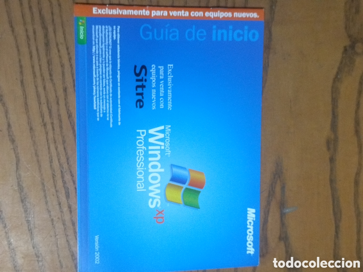 Libros de segunda mano: GUIA DE INICIO MICROSOFT WINDOWS XP PROFESIONAL SITRE. - Foto 1