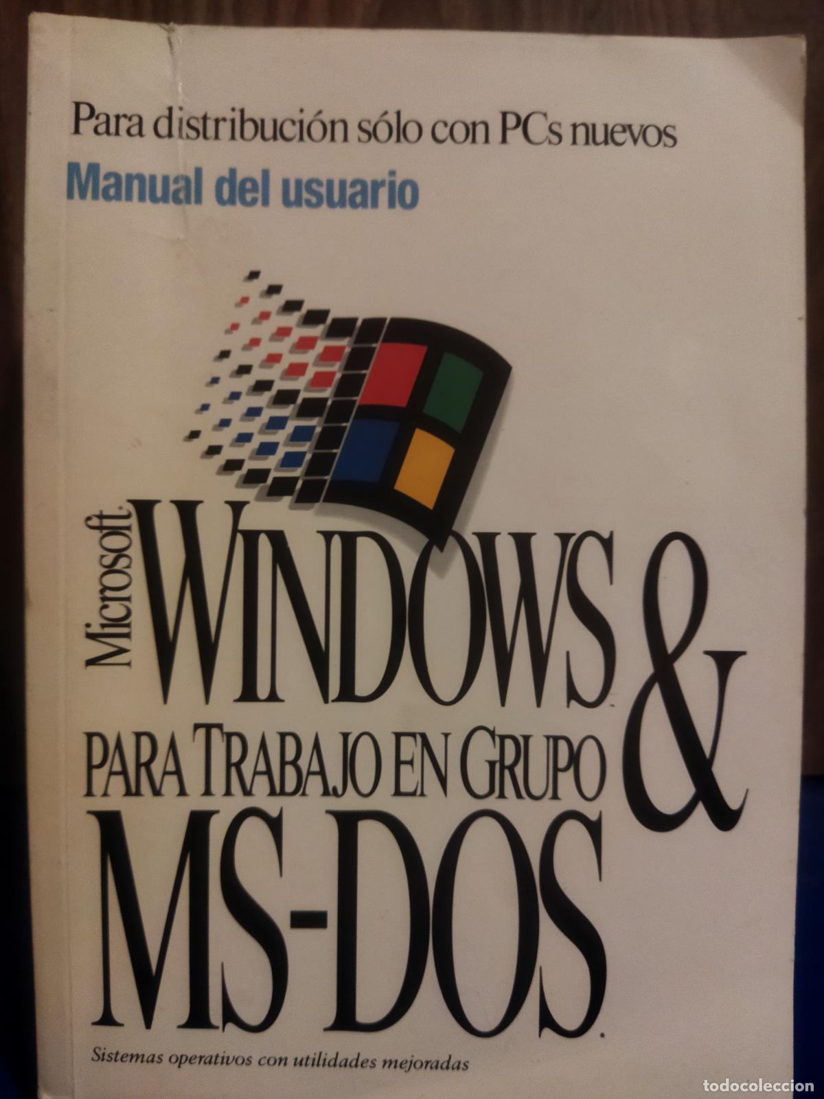 Libros de segunda mano: Windows & MS-DOS para trabajo en grupo - Foto 1