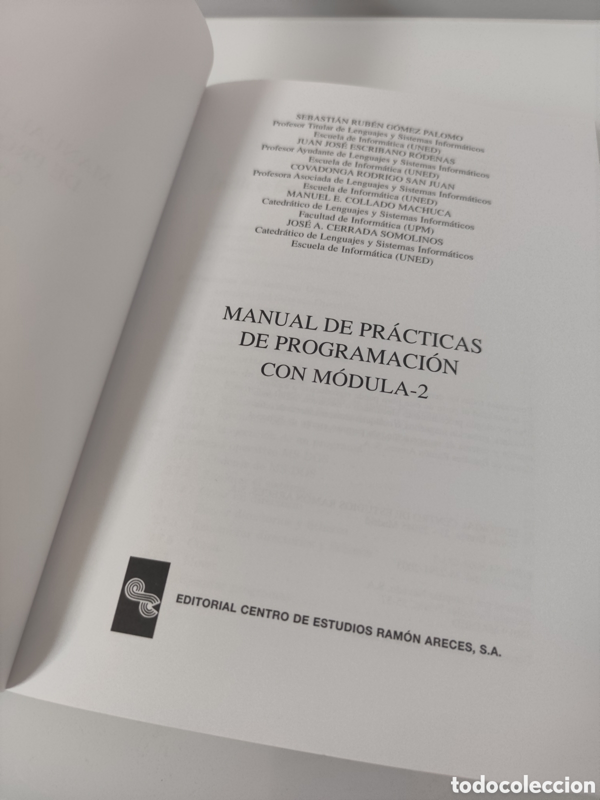 Libros de segunda mano: FUNDAMENTOS Y MANUAL DE PRACTICAS DE PROGRAMACION CON MODULA -2 CON CD - 2 LIBROS - Foto 5