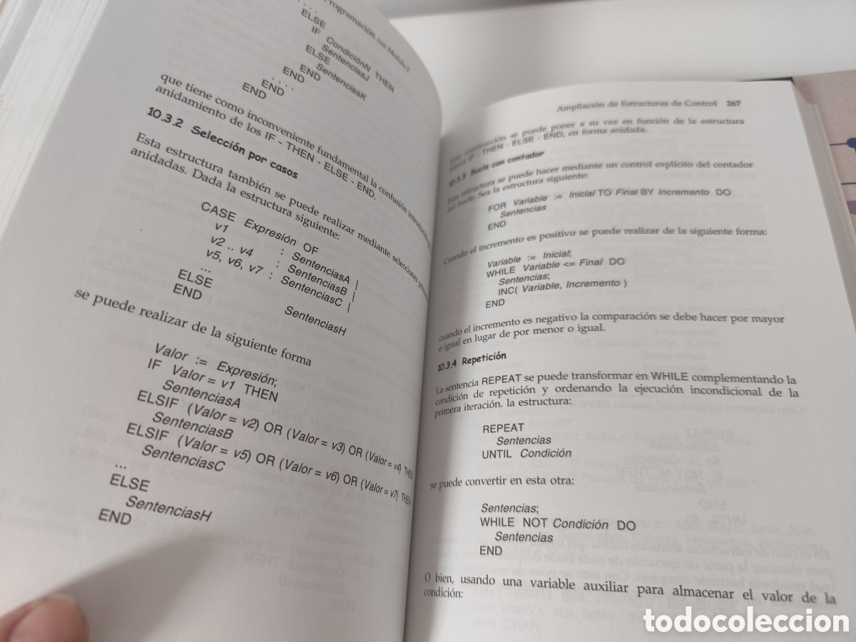 Libros de segunda mano: FUNDAMENTOS Y MANUAL DE PRACTICAS DE PROGRAMACION CON MODULA -2 CON CD - 2 LIBROS - Foto 11