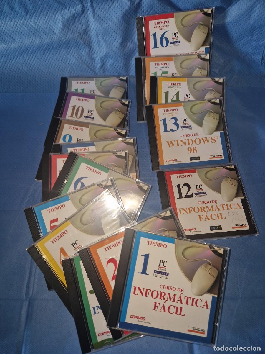 Libros de segunda mano: CURSO DE INFORM&Aacute;TICA F&Aacute;CIL (16 CD-ROM). - Salvat Multimedia - Foto 1