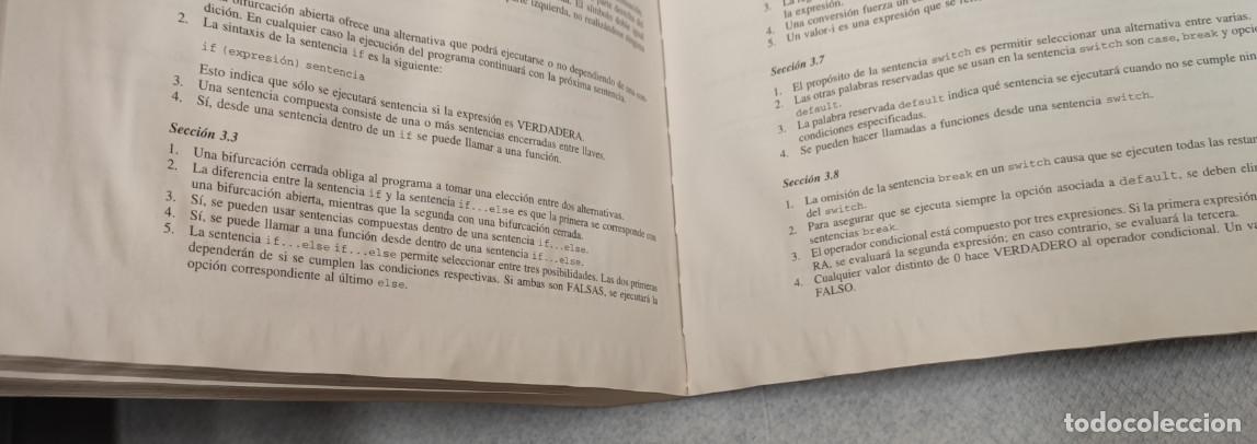 Libros de segunda mano: PROGRAMACION ESTRUCTURADA EN C, PRENTICE HALL 1998, LIBRO INFORMATICA - Foto 10