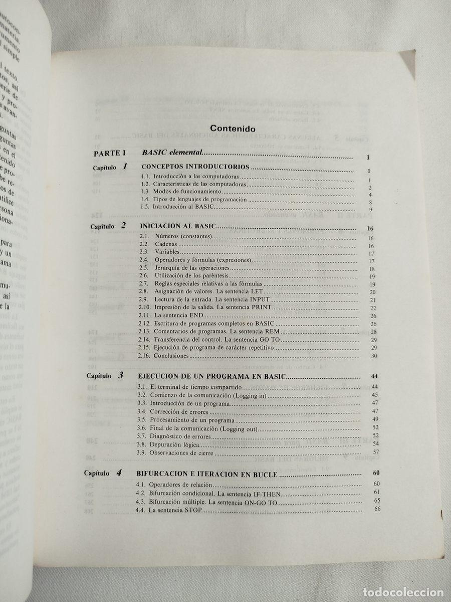 Libros de segunda mano: Serie SCHAUM en computaci&oacute;n PROGRAMACI&Oacute;N BASIC. Tercera edici&oacute;n BYRON S. GOTTFRIED - Foto 3