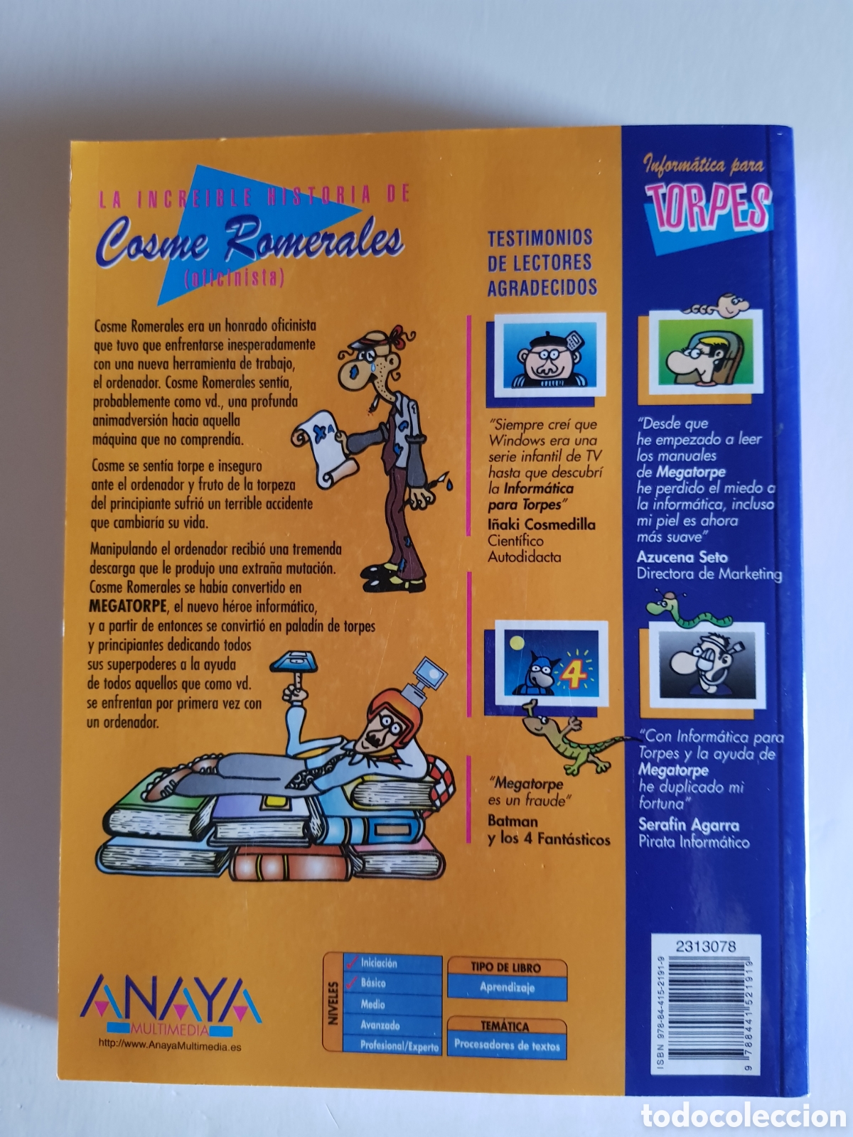 Libros de segunda mano: Microsoft Office. Word 2007 para Torpes.Anaya - Foto 2