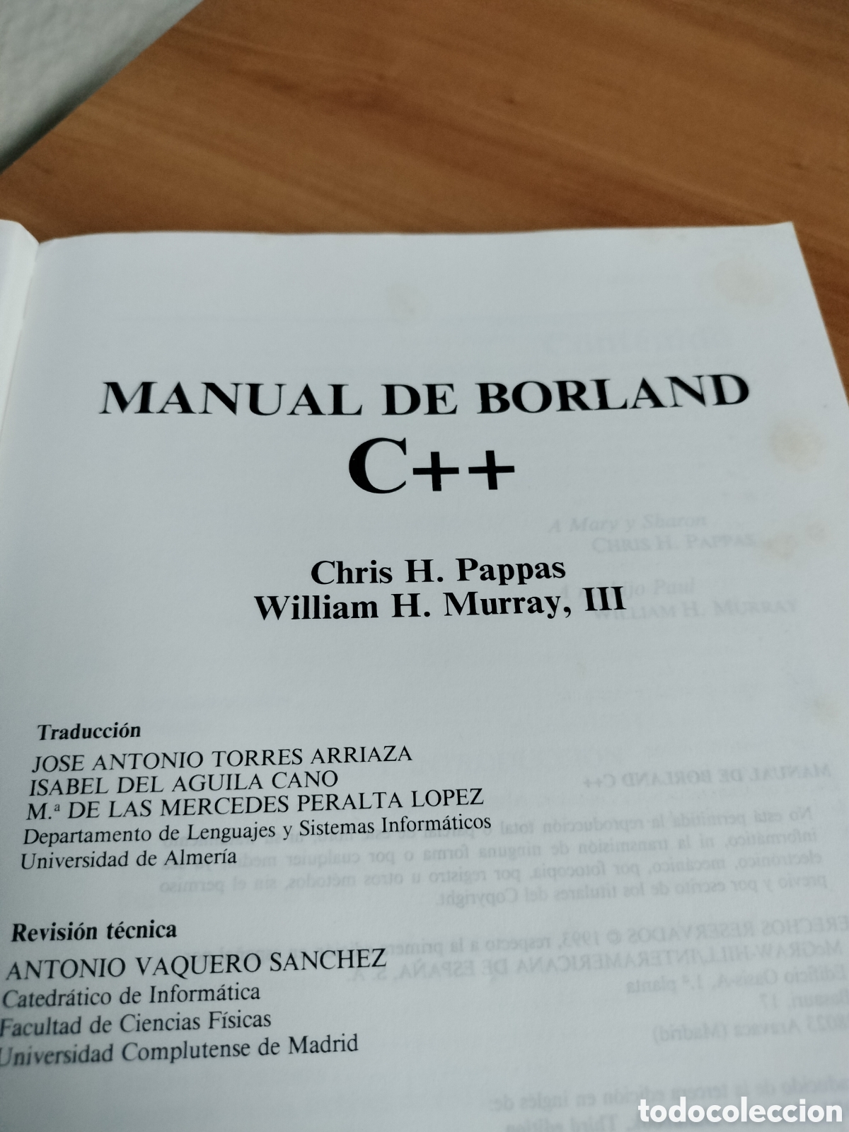 Libros de segunda mano: Manual de Borland C++ - Chris H. Pappas - William H. Murray - Foto 5