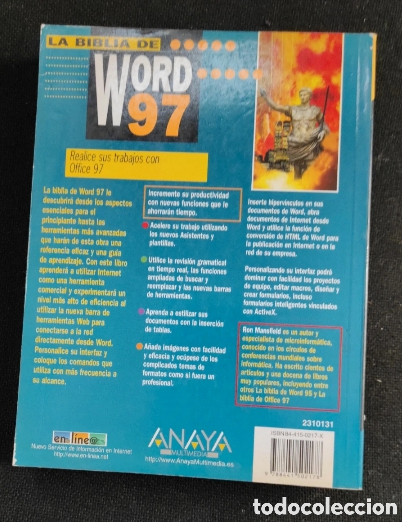 Libros de segunda mano: Libro de consulta - inform&aacute;tica - Word 97 - Foto 2