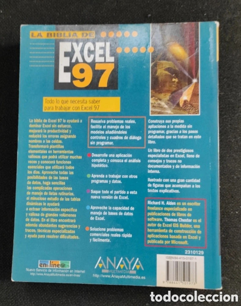 Libros de segunda mano: Libro de consulta - inform&aacute;tica - Excel 97 - Foto 2