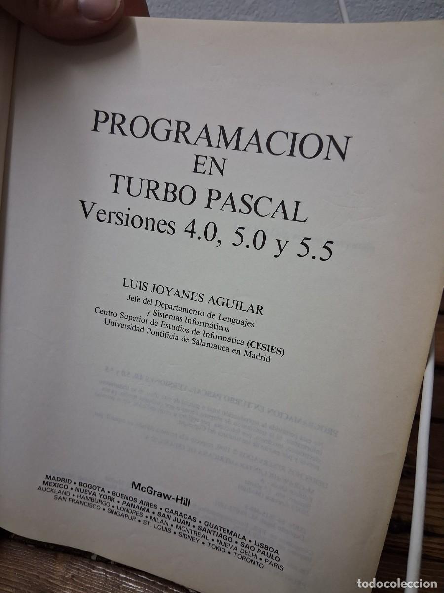 Libros de segunda mano: Libro programaci&oacute;n Turbo pascal inform&aacute;tica ordenador McGraw Hill - Foto 2