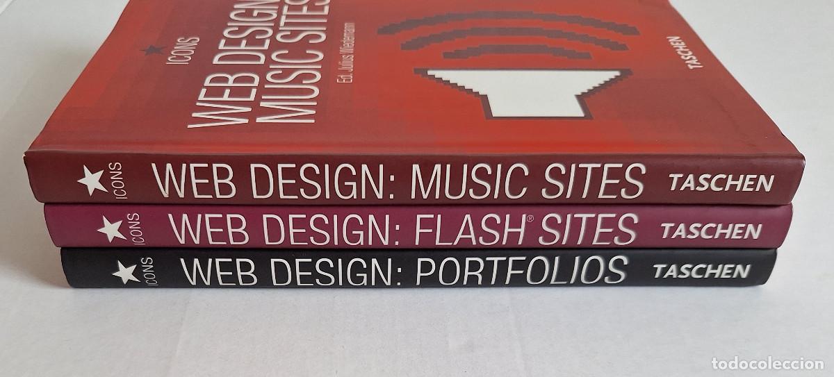 Libros de segunda mano: Lote de 3 libros Icons Web Design de Taschen - Foto 3