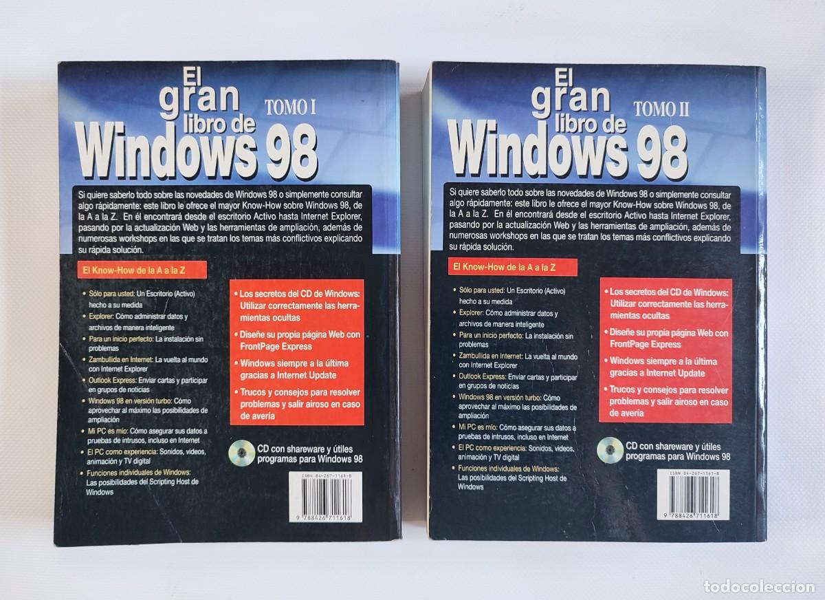 Libros de segunda mano: Pack 2 Tomos: Todo sobre Windows 98 &ndash; Marcombo / Data Becker - Foto 3