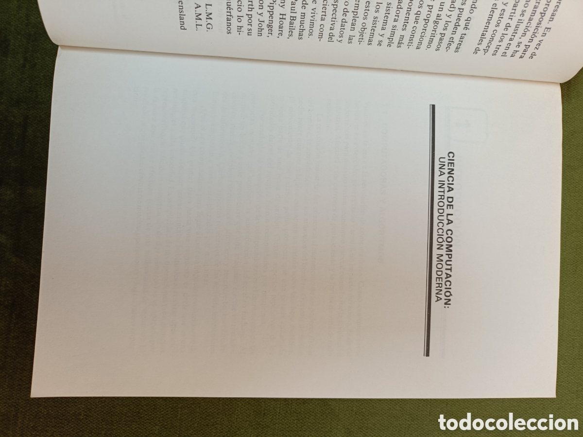 Libros de segunda mano: INTRODUCCI&Oacute;N MODERNA A LA CIENCIA DE LA COMPUTACI&Oacute;N. - Foto 11
