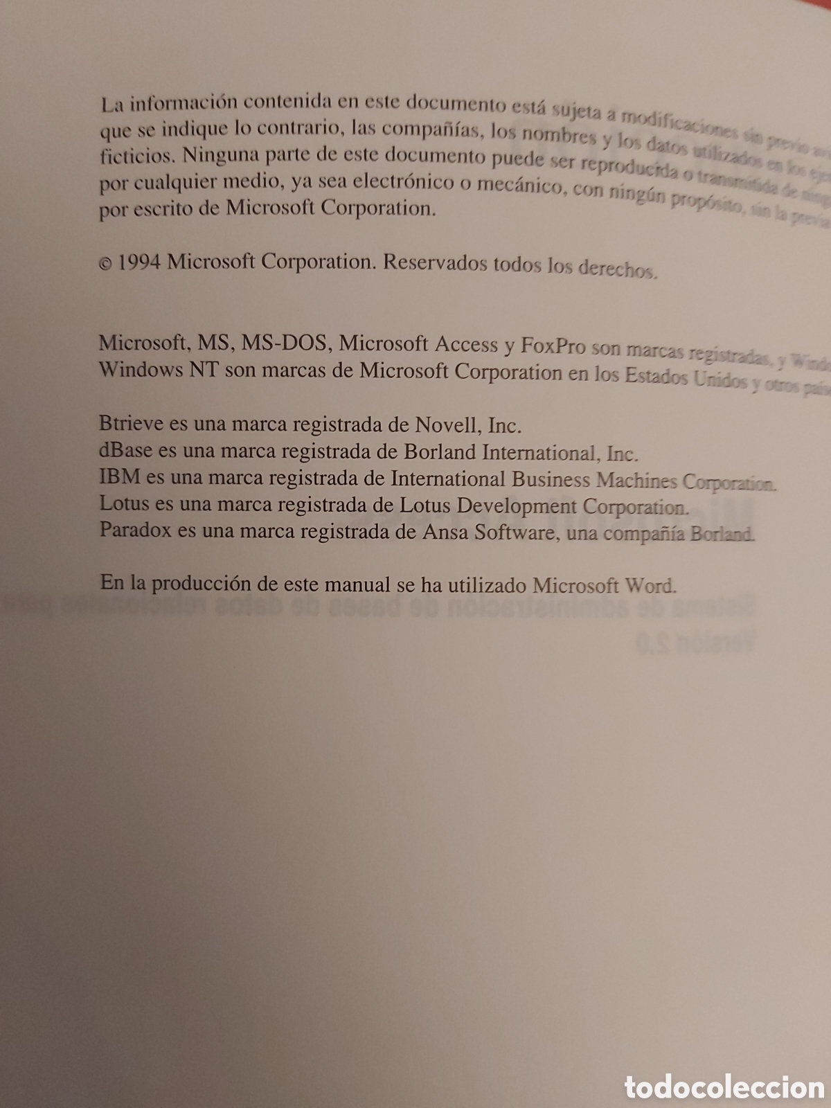 Libros de segunda mano: 6 LIBROS INFORMATICA 1994 MICROSOFT - Foto 5