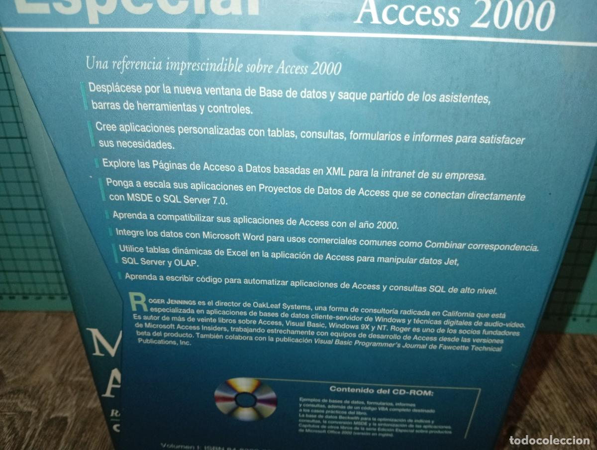 Libros de segunda mano: microsoft access 2000 edici&oacute;n especial en dos vol&uacute;menes pc ordenador - Foto 3