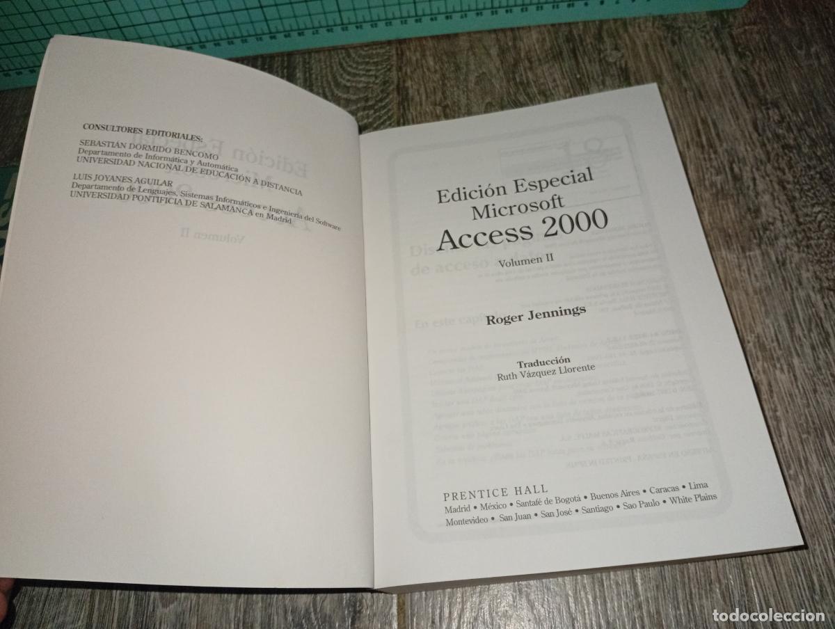 Libros de segunda mano: microsoft access 2000 edici&oacute;n especial en dos vol&uacute;menes pc ordenador - Foto 8