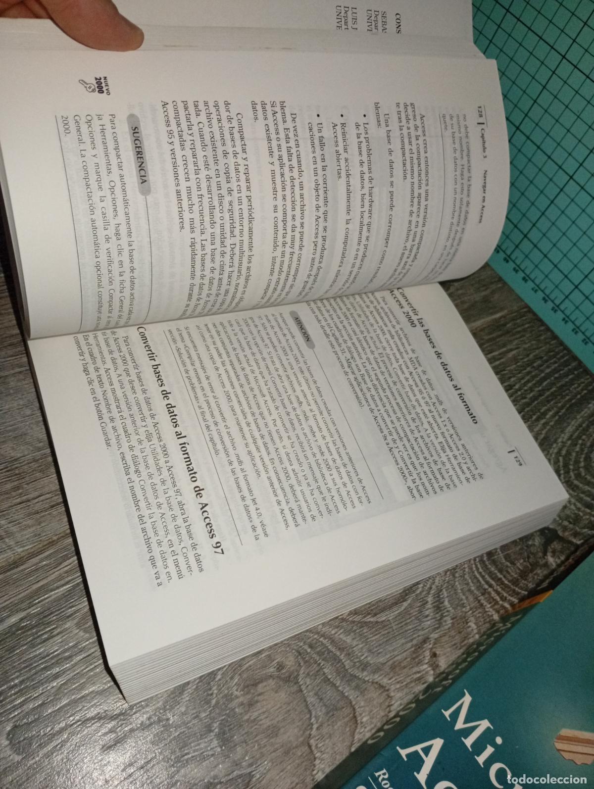 Libros de segunda mano: microsoft access 2000 edici&oacute;n especial en dos vol&uacute;menes pc ordenador - Foto 10
