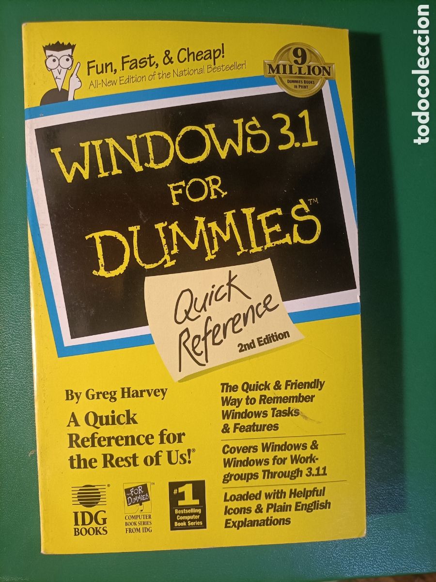 Libros de segunda mano: WINDOWS 3.1 FOR DUMMIES (ingles) - Foto 1