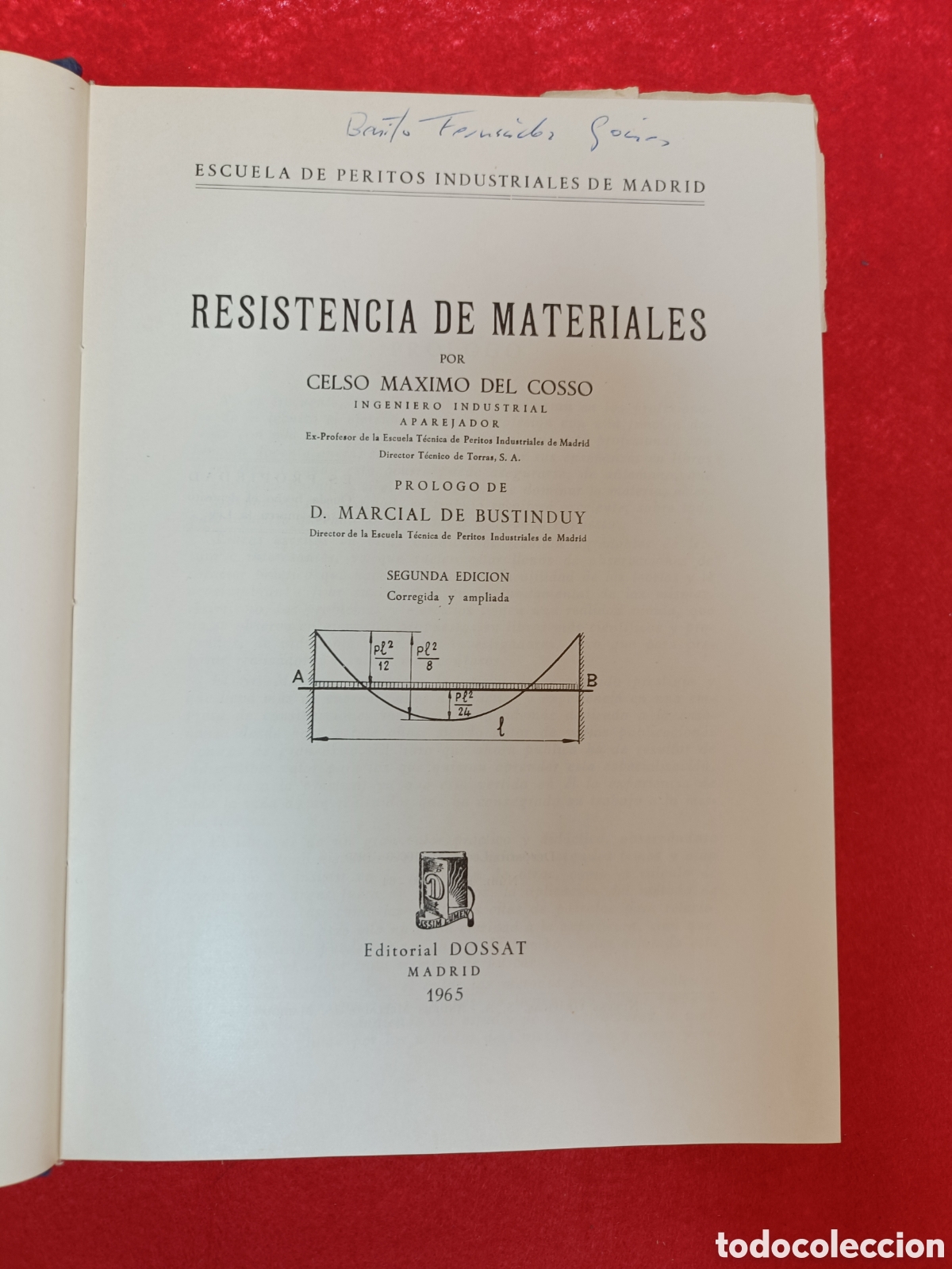 Libros de segunda mano: Resistencia de Materiales&rdquo; de Celso M&aacute;ximo.&nbsp; - Foto 5