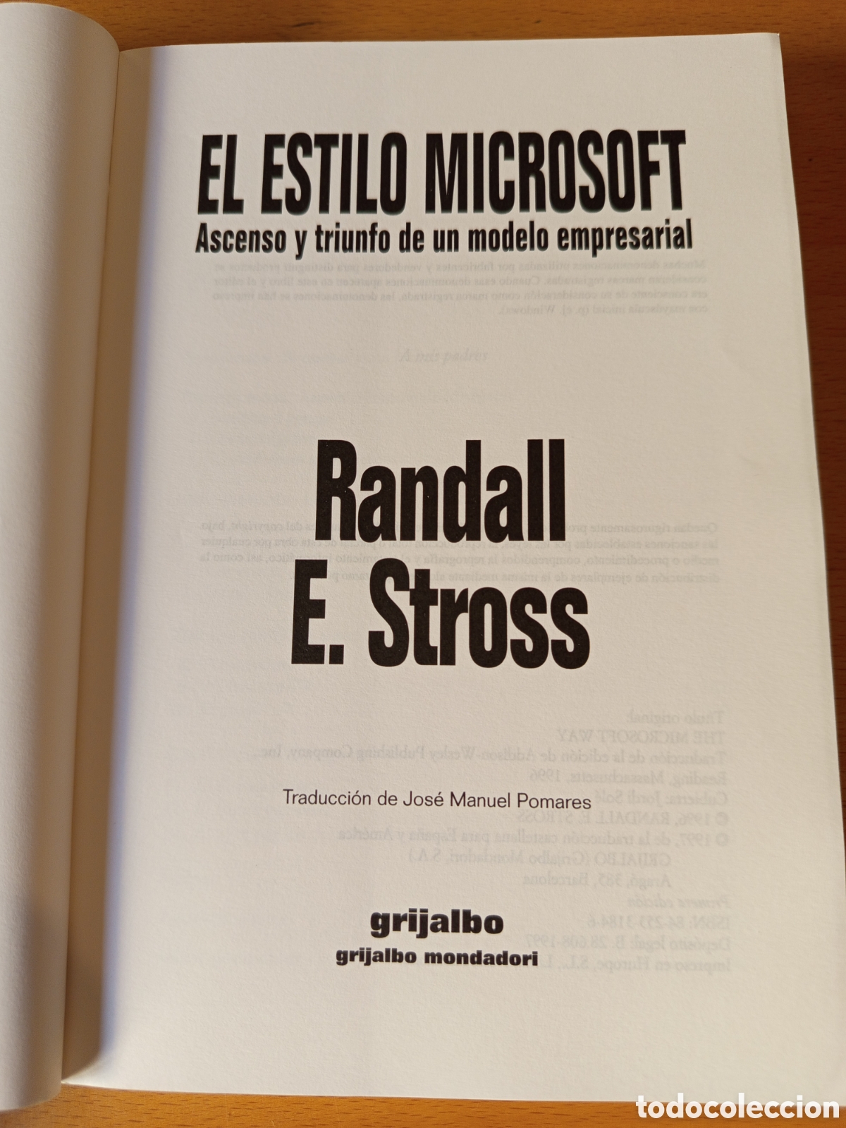 Libros de segunda mano: EL ESTILO MICROSOFT (RANDALL E. STROSS) - Foto 2