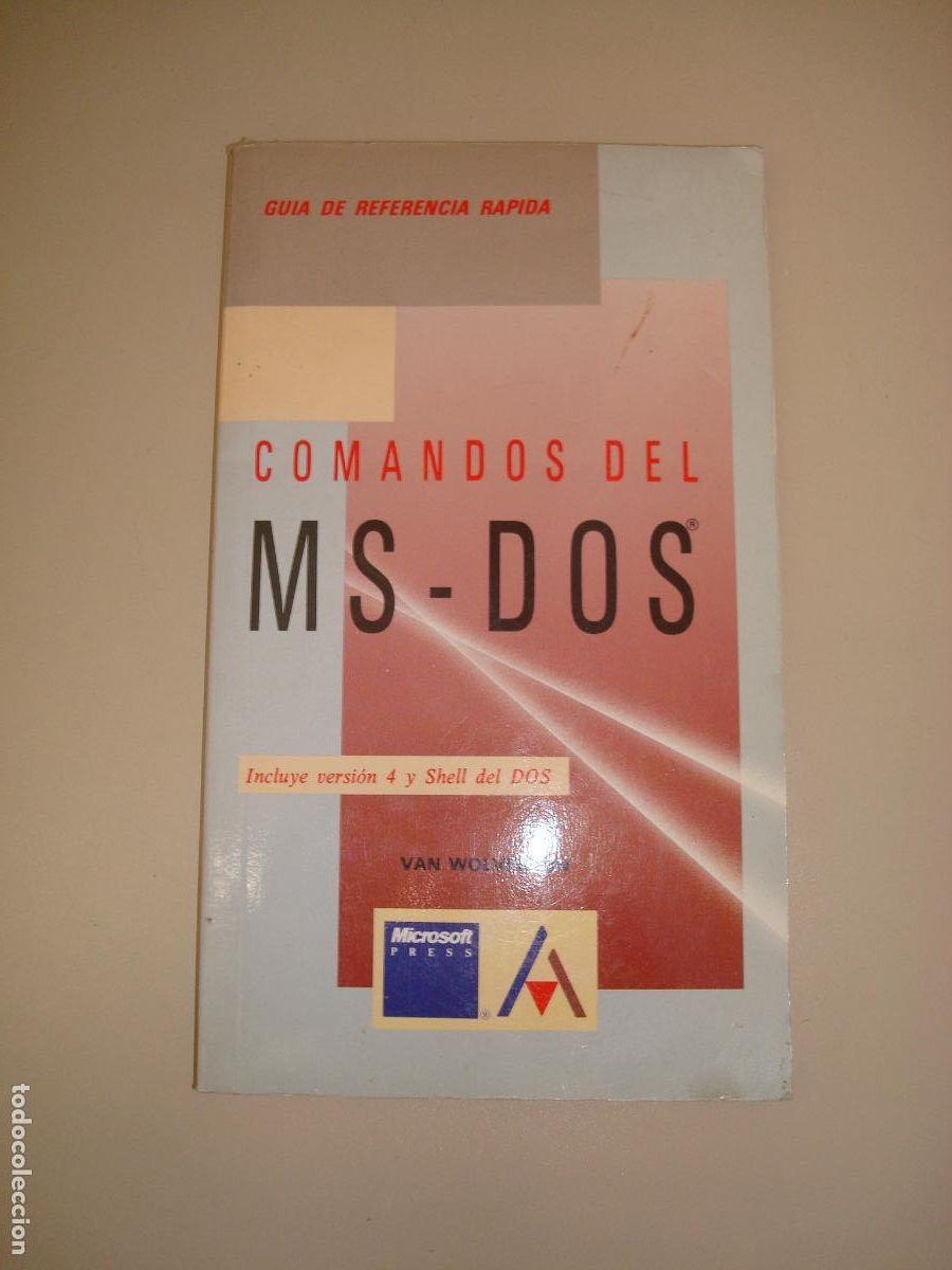 Libros de segunda mano: &rdquo;Comandos de MS-DOS&rdquo;. Van Wolverton - Foto 1