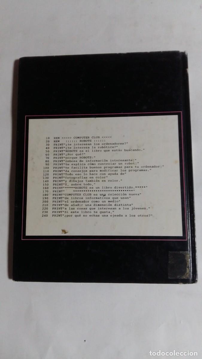 Libros de segunda mano: Computer Club, Robots, Ediciones Generales Anaya - Foto 2