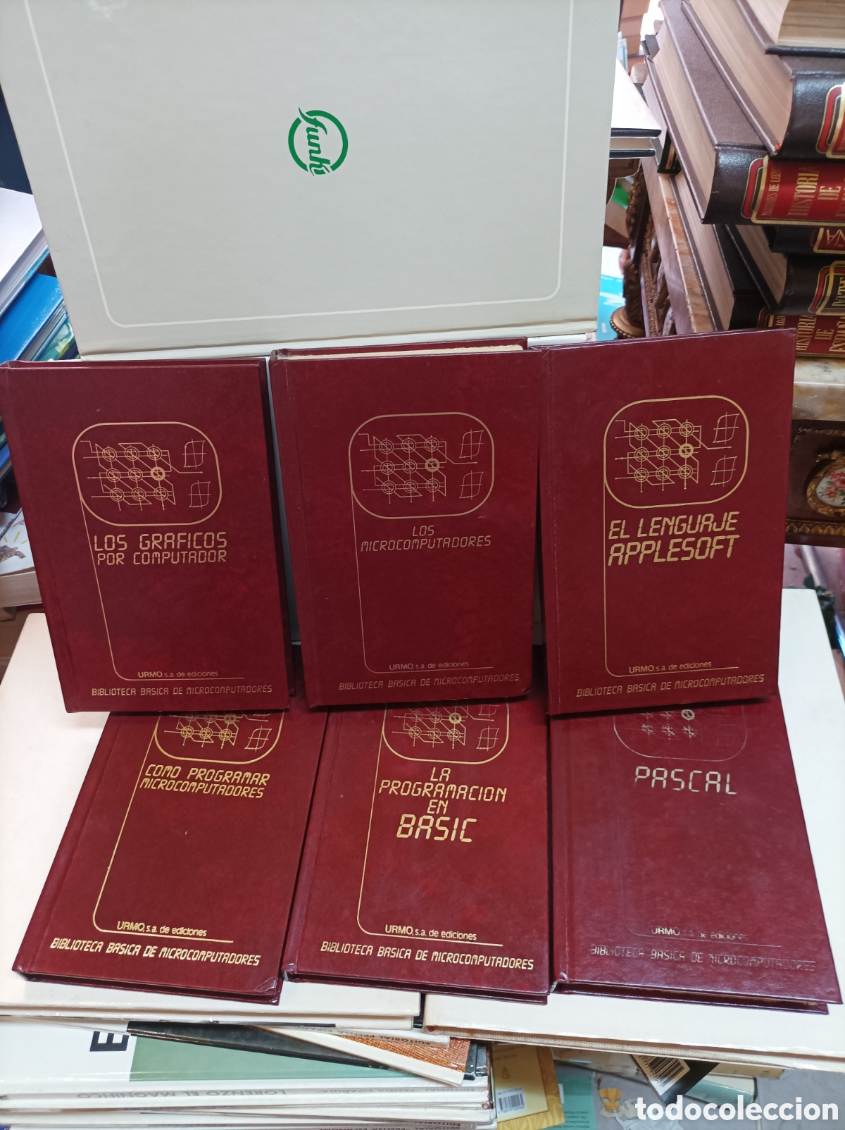 Libros de segunda mano: BIBLIOTECA B&Aacute;SICA DE MICROPROCESADORES.6VOLUMENES .ED1979 - Foto 1