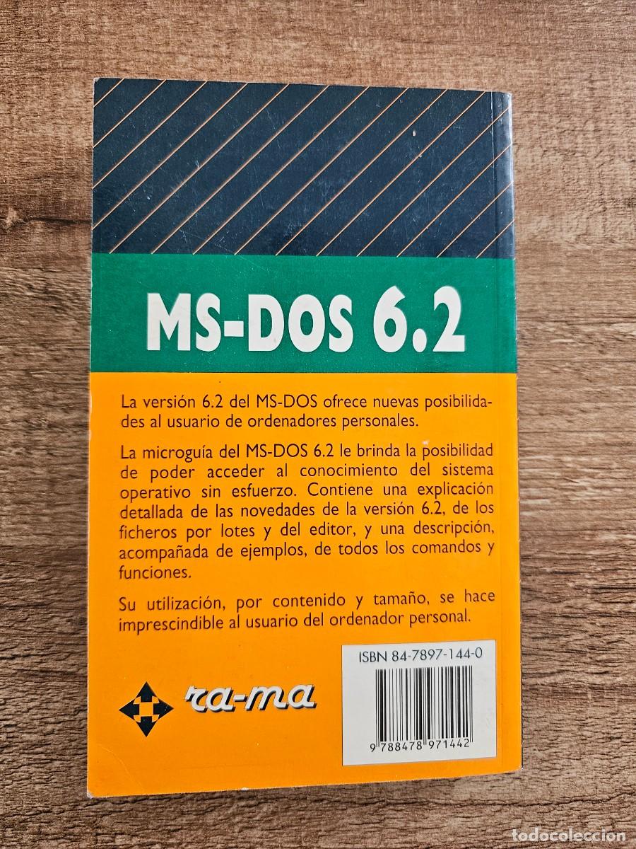 Libros de segunda mano: MICRO GU&Iacute;A MS-DOS 6.2 - RAMON M. CHORD&Aacute; AMALIA O&Ntilde;ATE -MS2 MSDOS - INFORMATICA - Foto 3