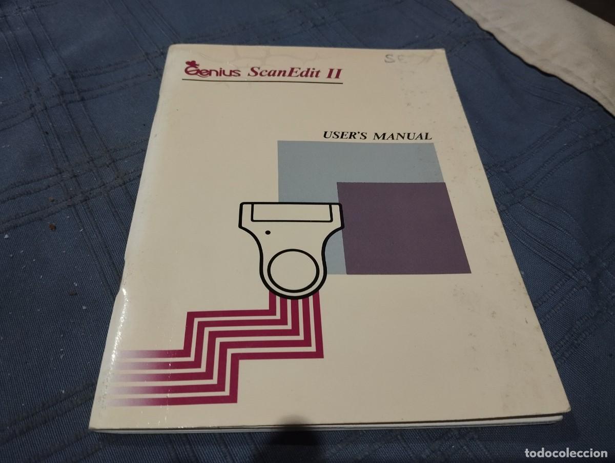 Libros de segunda mano: GUIA MANUAL SOFTWARE GENIUS SCAN EDIT II USERS MANUAL EN INGLES - Foto 1