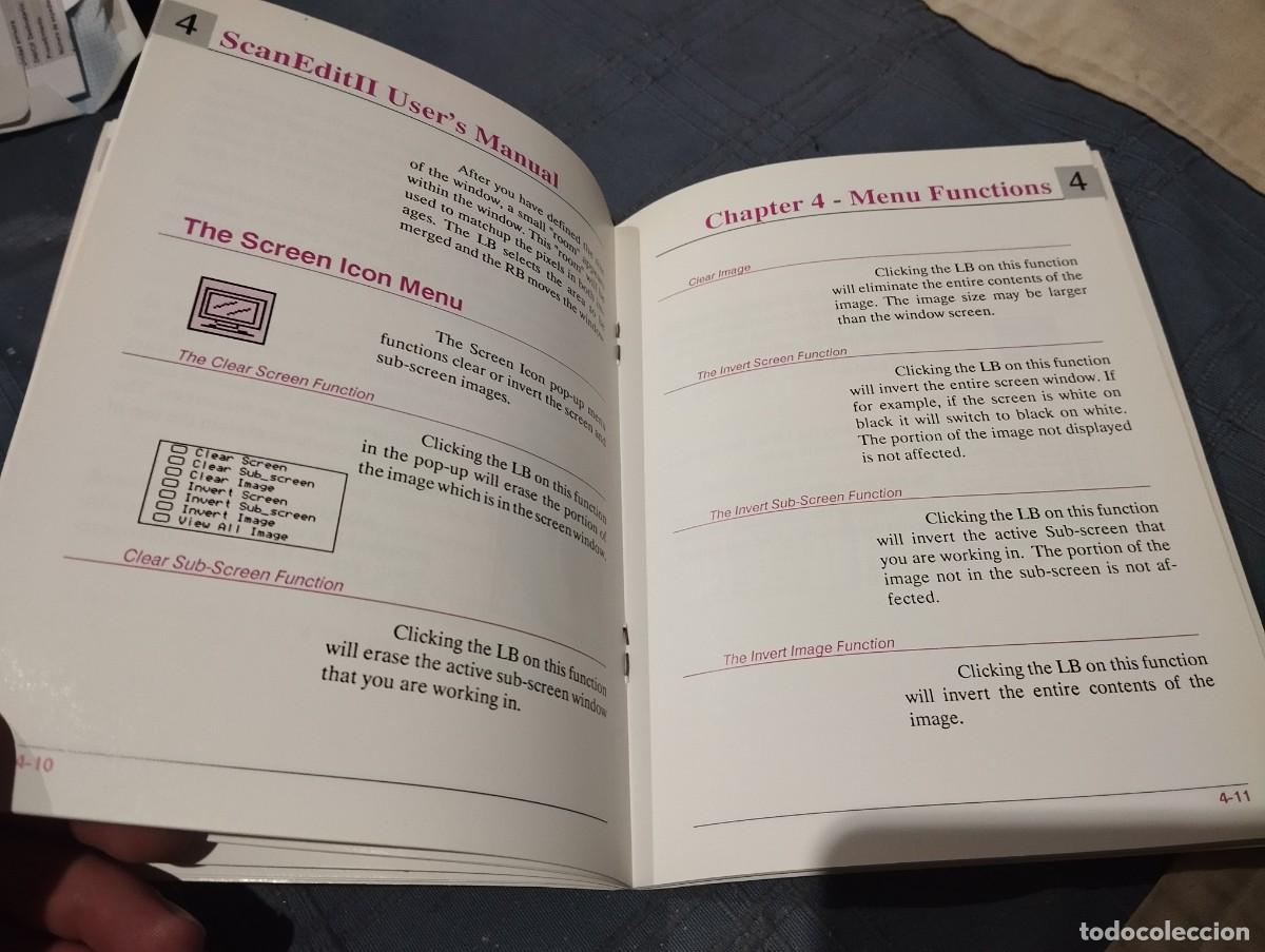 Libros de segunda mano: GUIA MANUAL SOFTWARE GENIUS SCAN EDIT II USERS MANUAL EN INGLES - Foto 4