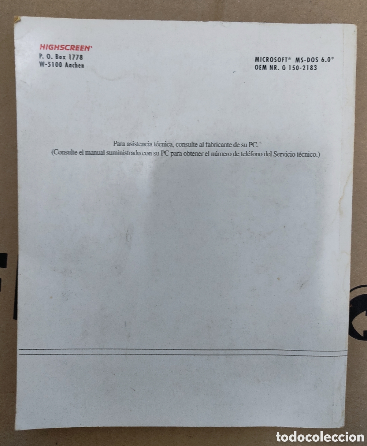 Libros de segunda mano: Libro inform&aacute;tica MS-2 6 Microsoft - Foto 2