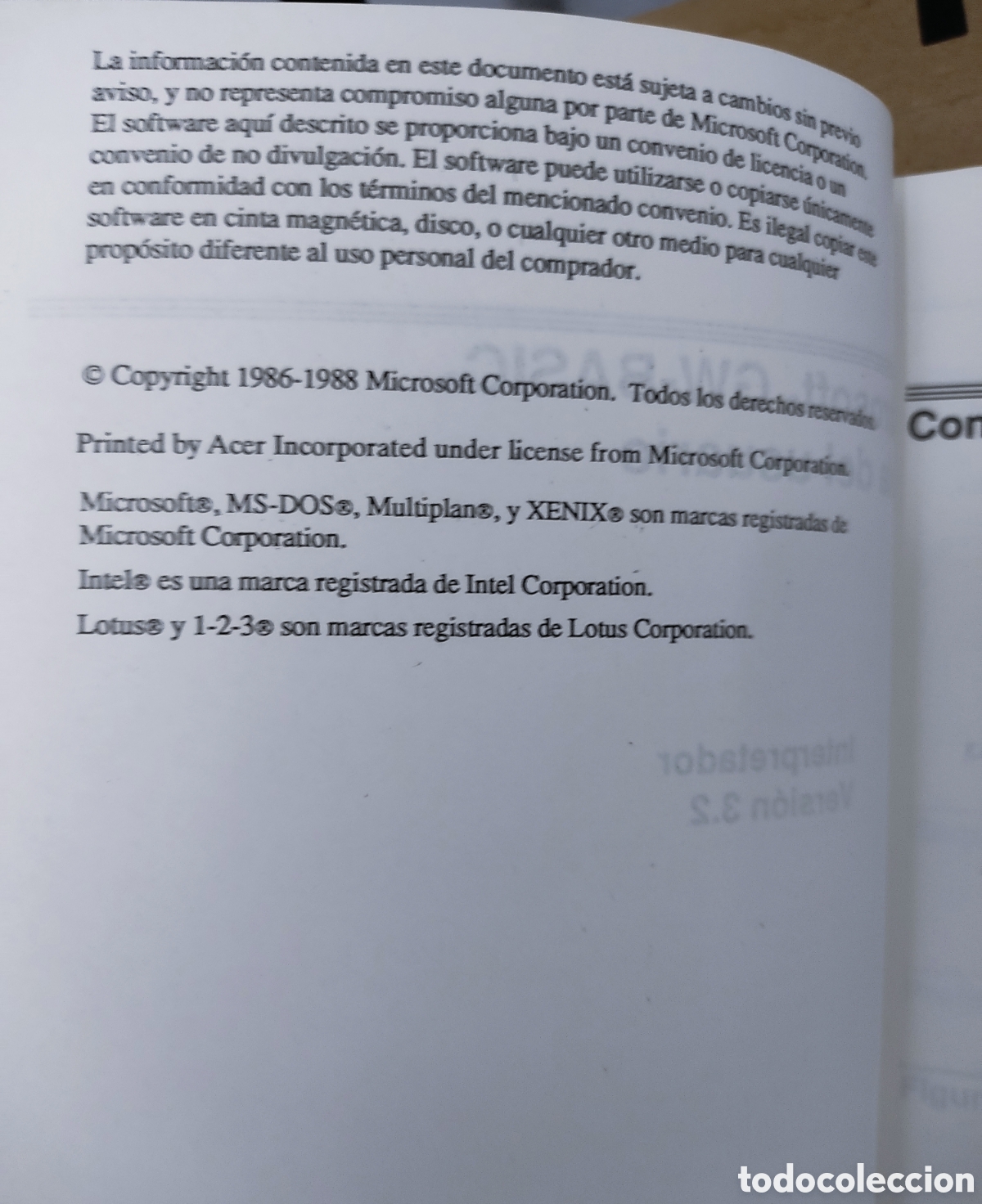 Libros de segunda mano: Libro inform&aacute;tica Microsoft GW-Basic - Foto 2