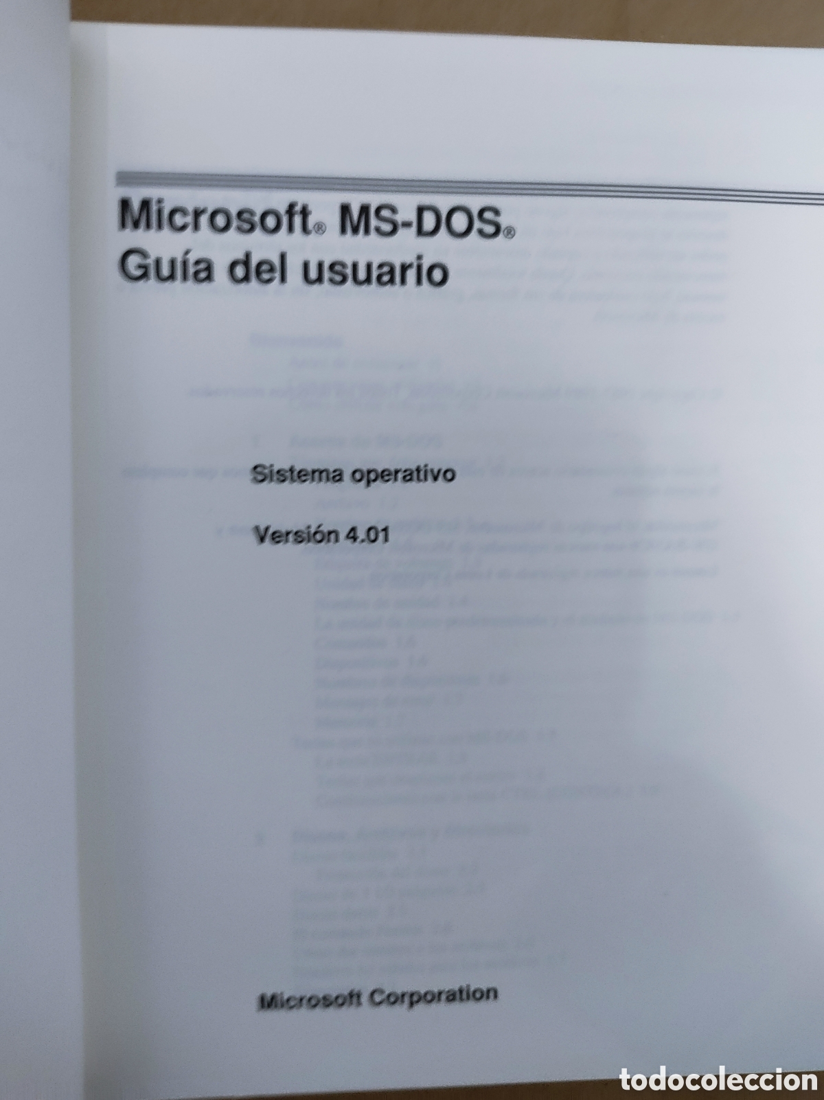 Libros de segunda mano: Libro inform&aacute;tica Microsoft MS-DOS guia del usuario - Foto 3