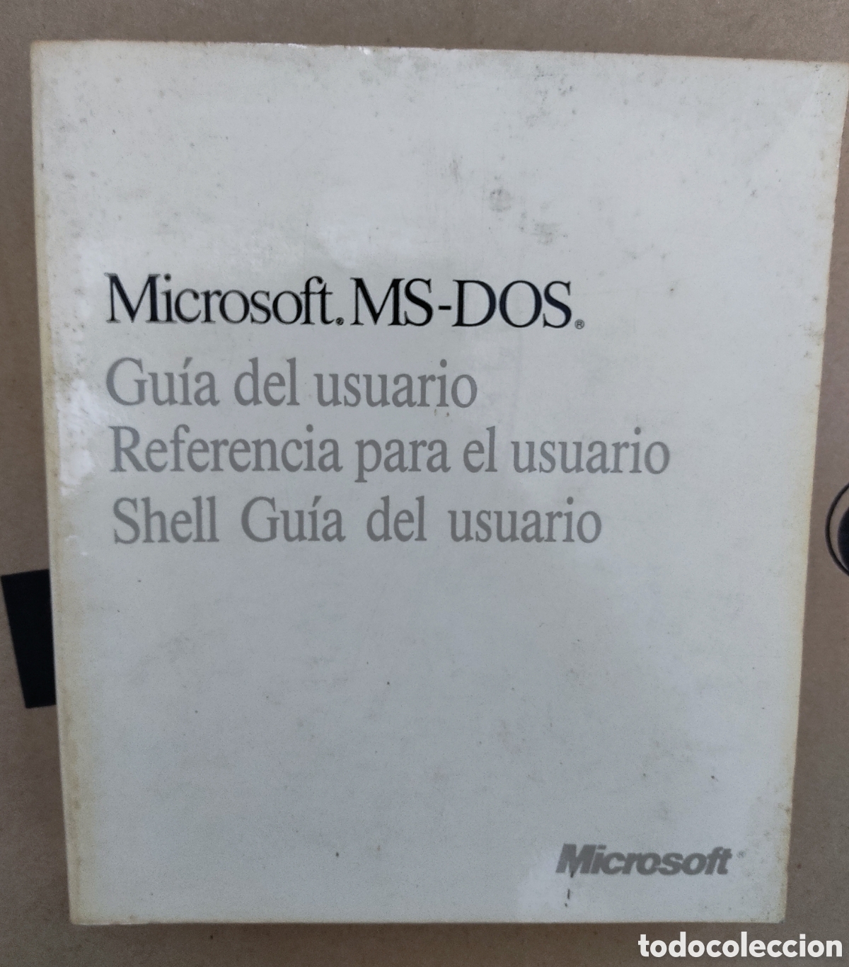 Libros de segunda mano: Libro inform&aacute;tica Microsoft MS-DOS guia del usuario - Foto 1