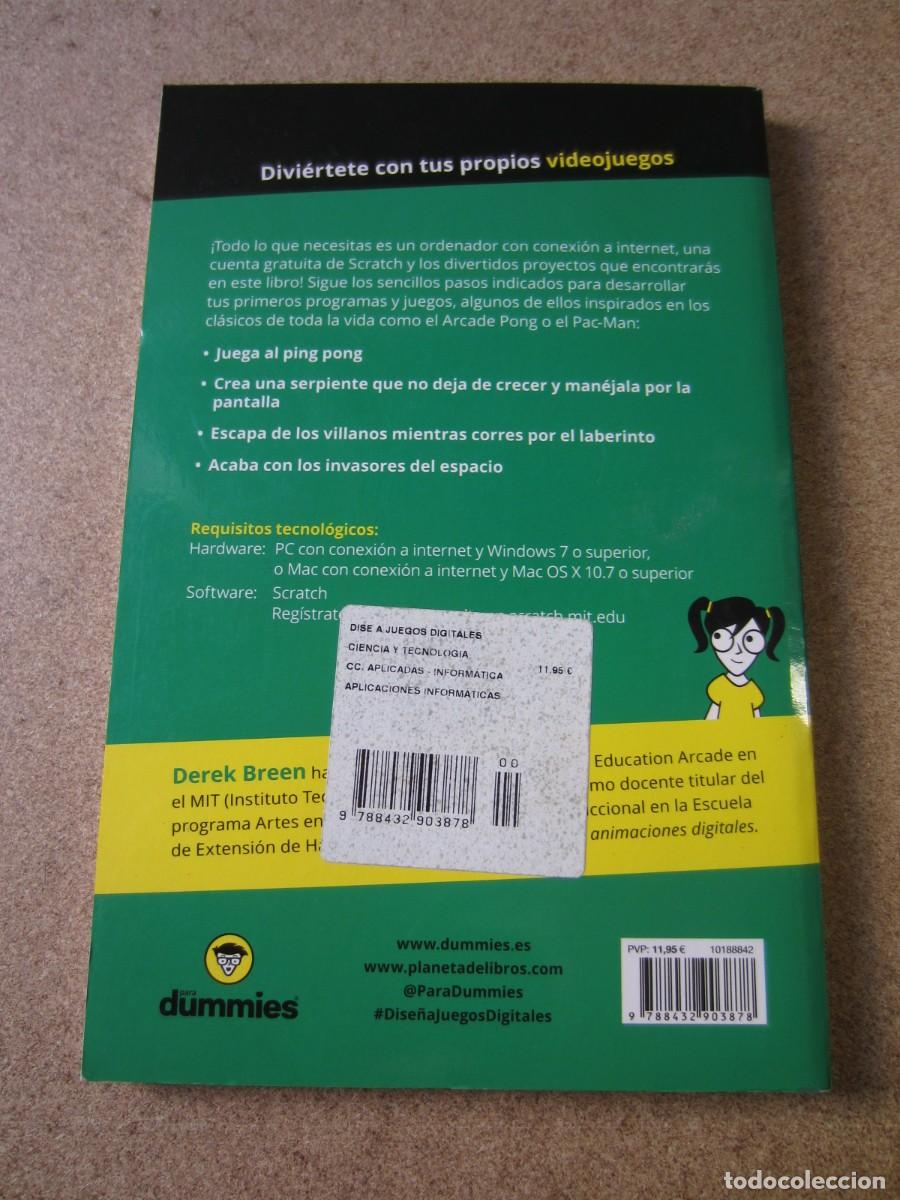 Libros de segunda mano: Dise&ntilde;a juegos digitales con Scratch (Derek Breen) - Foto 2