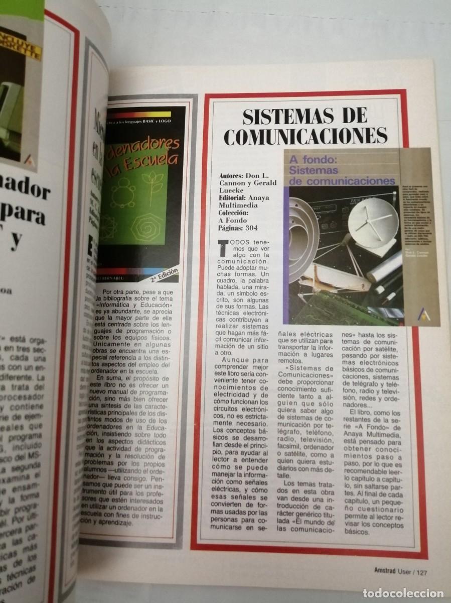 Libros de segunda mano: REVISTA AMSTRAD USER, A&ntilde;o III, No. 33, Junio 1998 - Foto 3