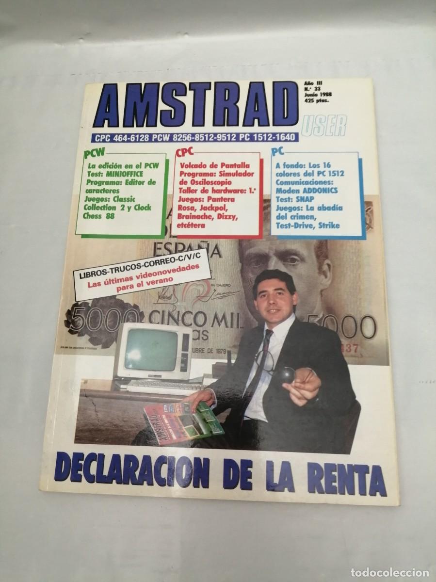 Libros de segunda mano: REVISTA AMSTRAD USER, A&ntilde;o III, No. 33, Junio 1998 - Foto 1