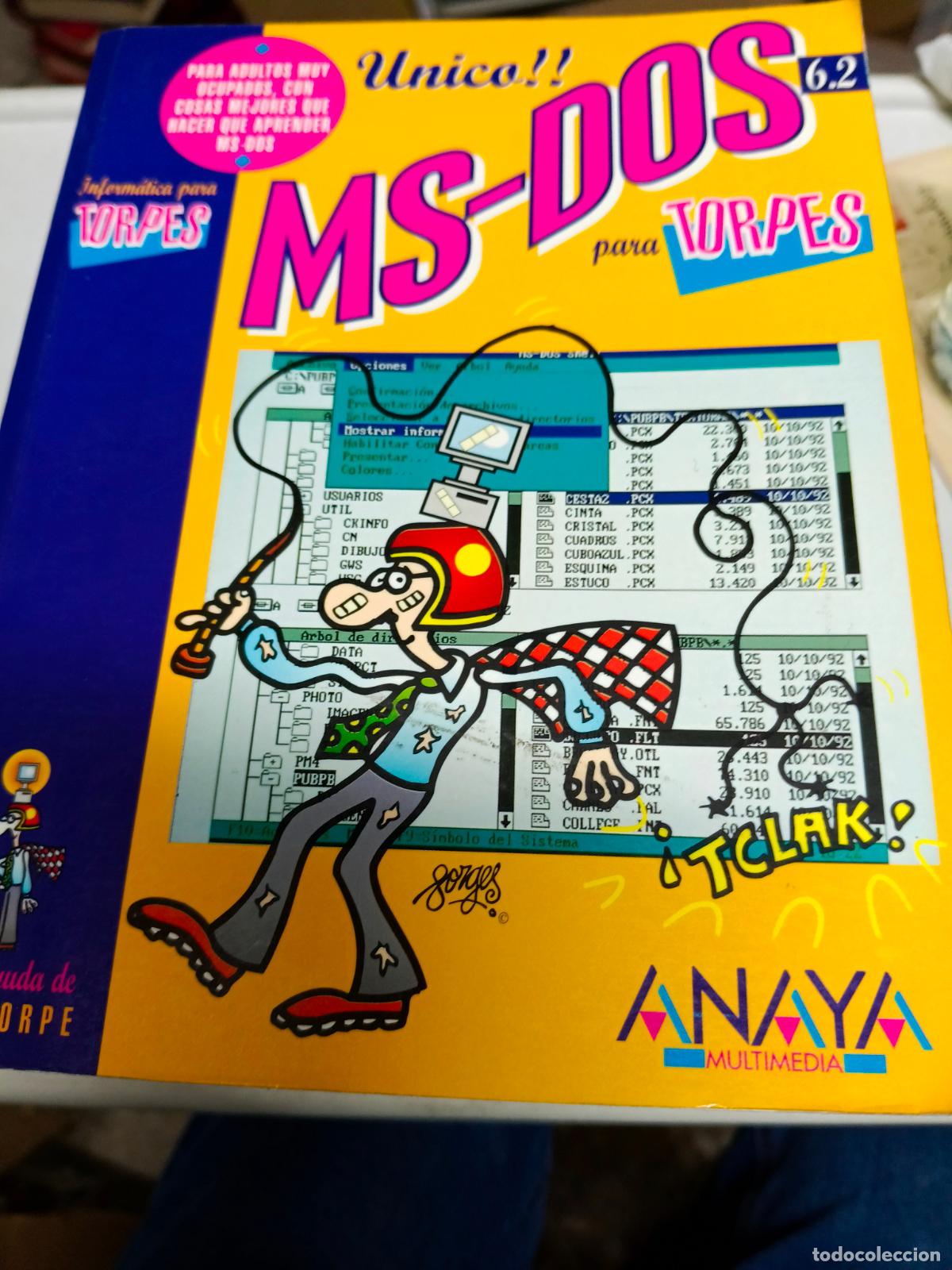 Libros de segunda mano: MS-DOS 6.2 PARA TORPES - Foto 1