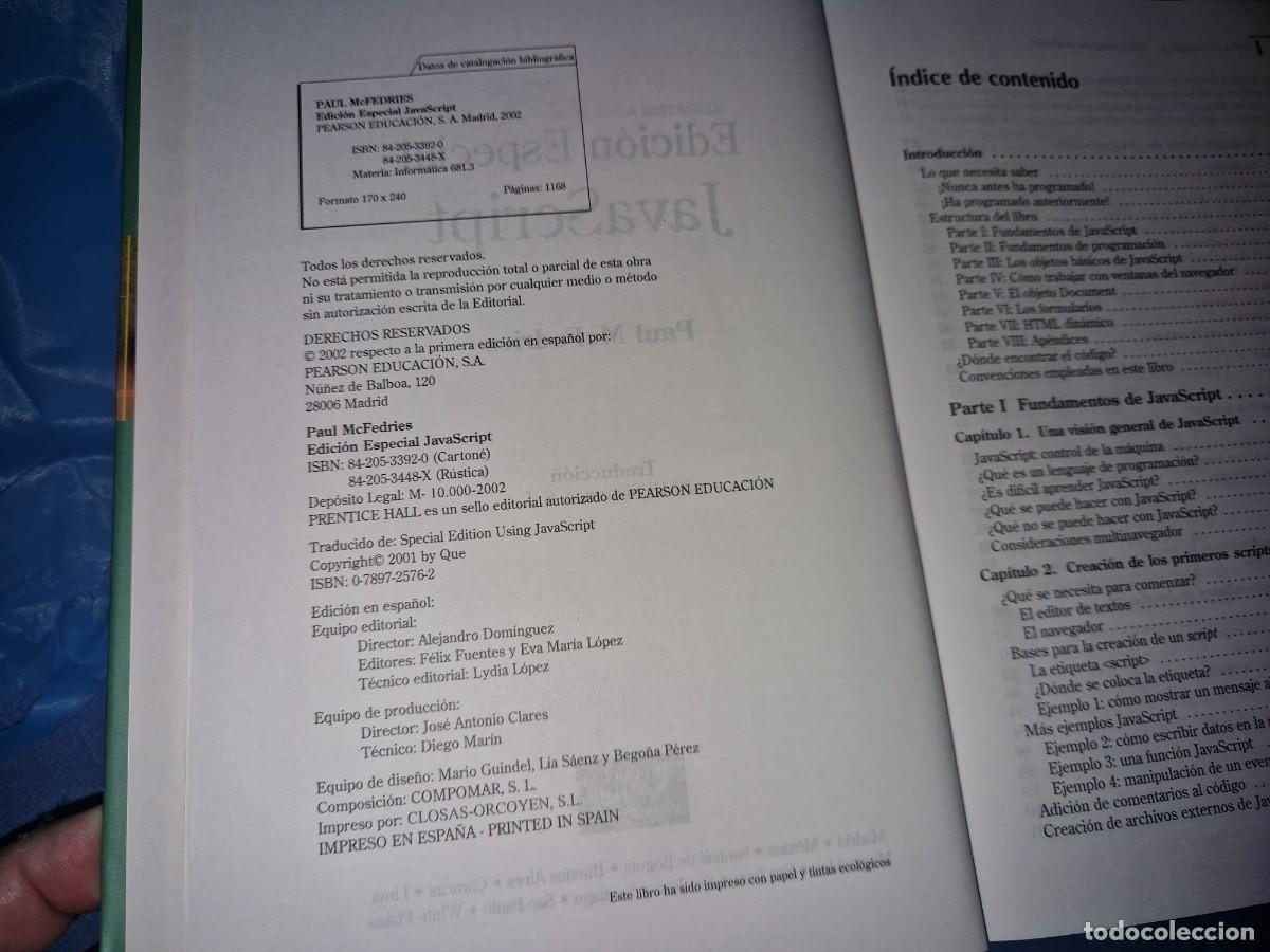 Libros de segunda mano: JAVASCRIPT de Paul McFedries - Foto 7