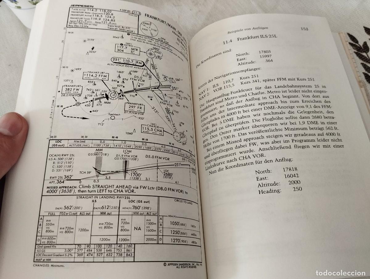 Libros de segunda mano: MANUAL SIMULACION DE VUELO FLIGHT SIMULATOR III / IV CON DEMO DISKETTE EN ALEM&Aacute;N - Foto 12