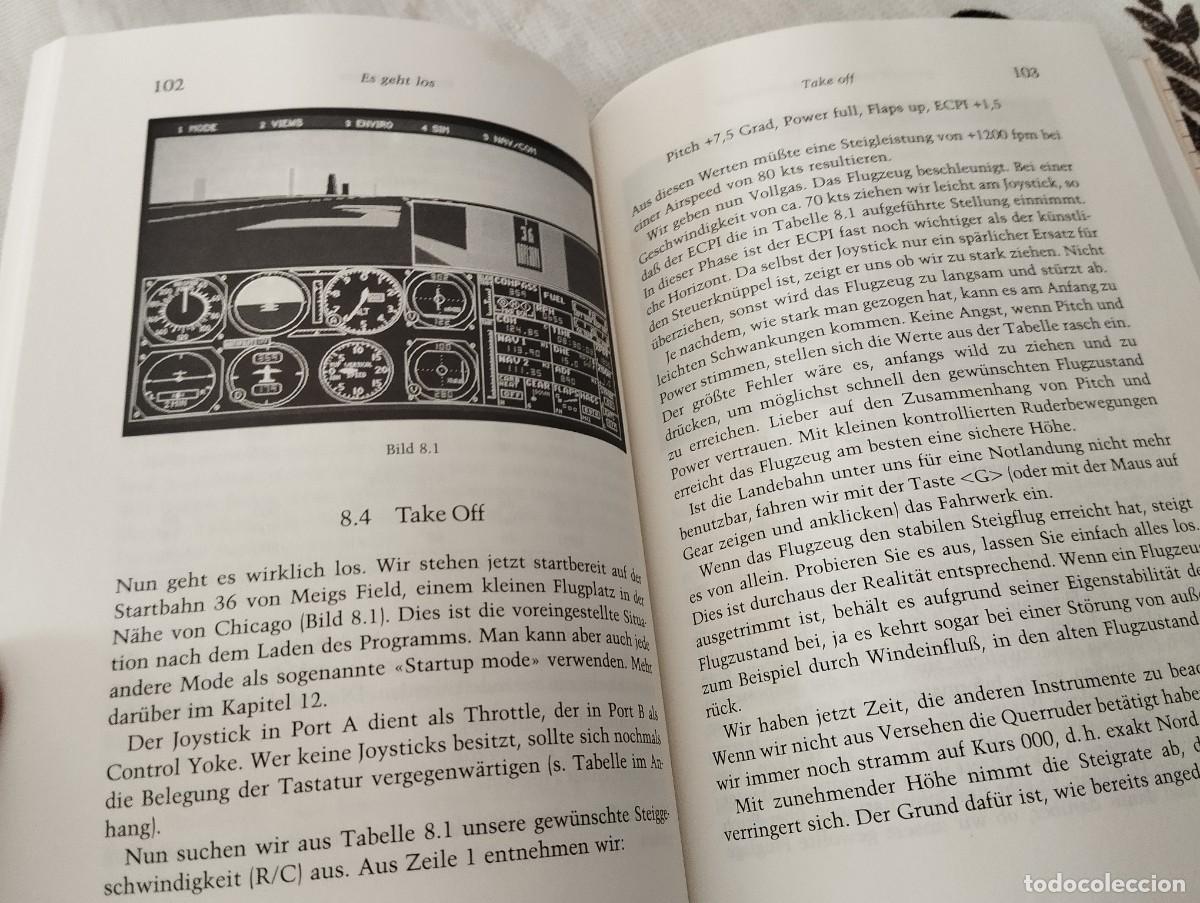 Libros de segunda mano: MANUAL SIMULACION DE VUELO FLIGHT SIMULATOR III / IV CON DEMO DISKETTE EN ALEM&Aacute;N - Foto 17